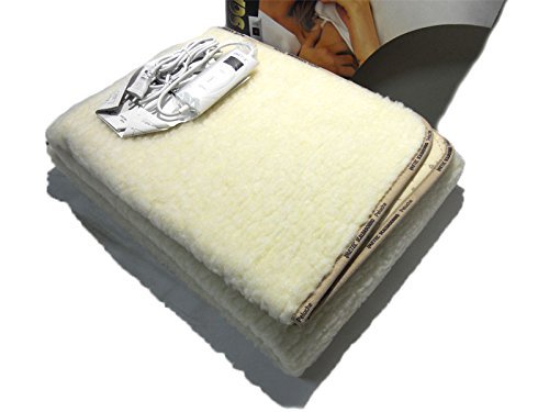 Imetec 6406 Scaldasonno, Peluche, Crema, Matrimoniale, 150x160x1 cm