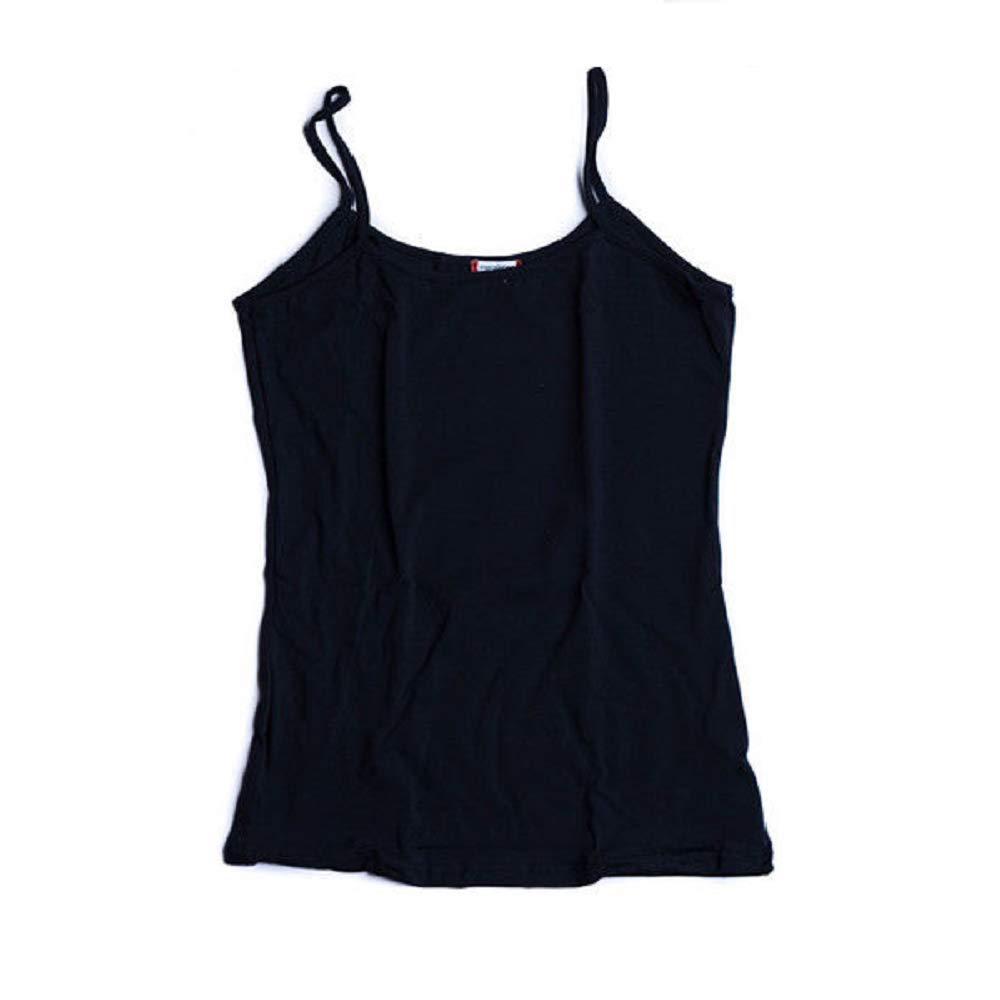 OriginalIntimo Top Donna spalla stretta in cotone elastico colori Bianco o Blu A4079 Colori Blu Taglia L
