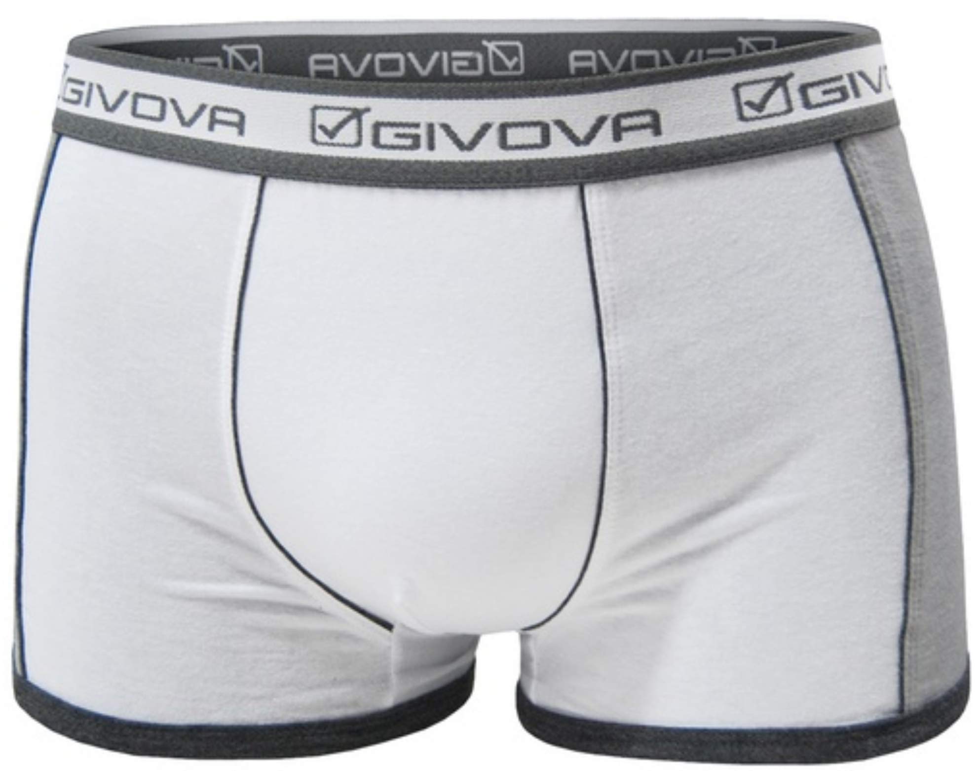 Pack 6 Paia Slip / Boxer Uomo GIVOVA Cotone Elasticizzato Assortito Art.G7/9001 ( 6 Paia Boxer Art.G9001 - 6 / XL)