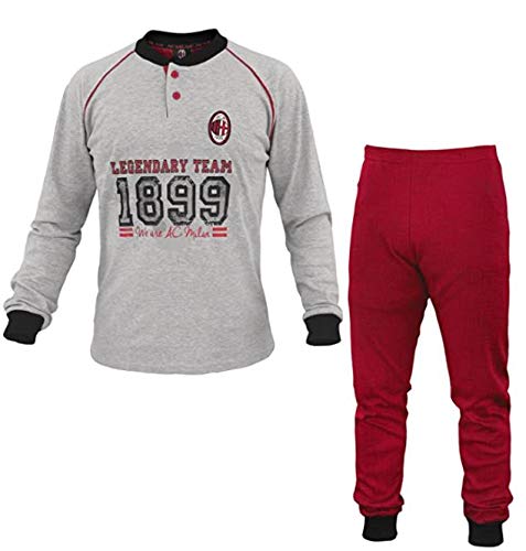 Pigiama Homewear Uomo Milan Prodotto Ufficiale Interlock Art.14068