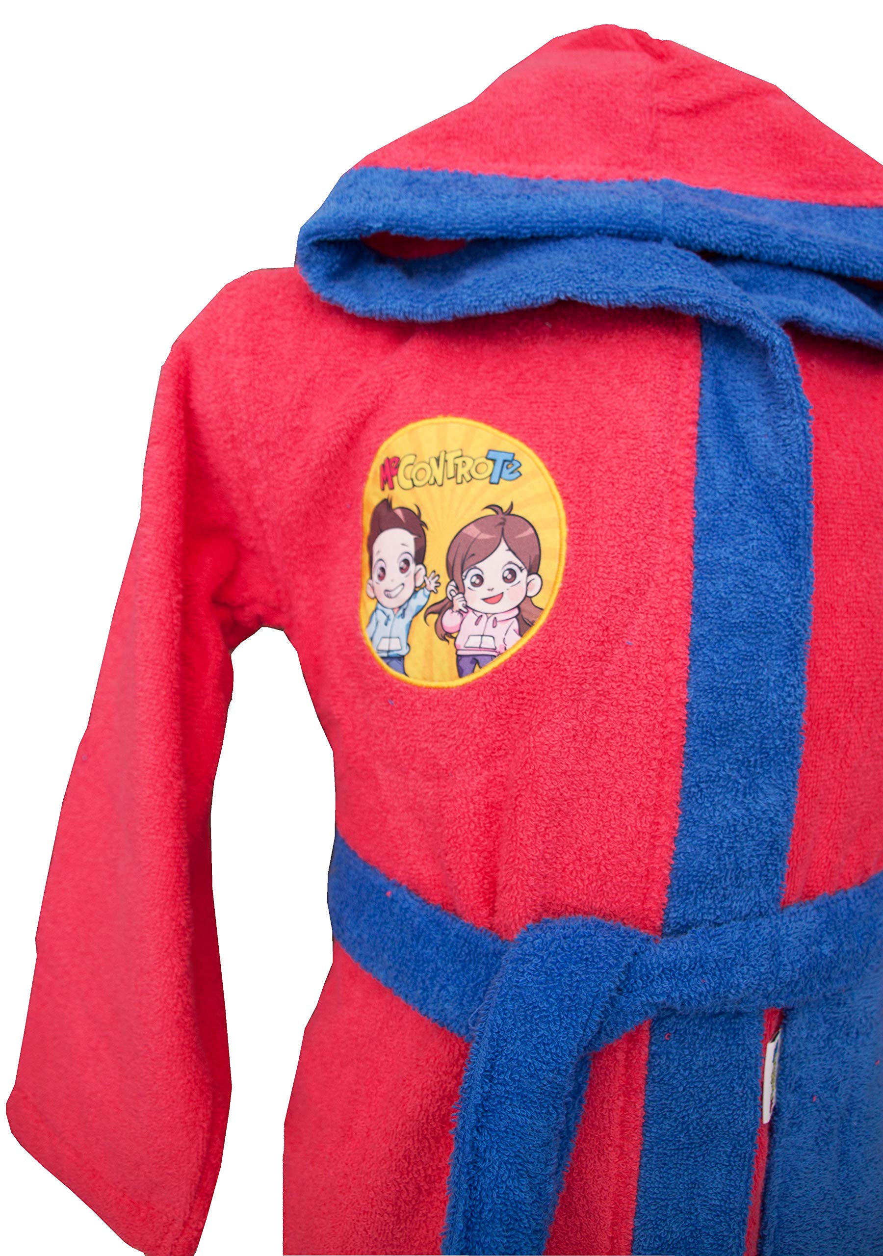 Me Contro Te Accappatoio Originale Luì e Sofì Spugna di Puro Cotone Con Cappuccio Bambina Bambino (9/10 anni)