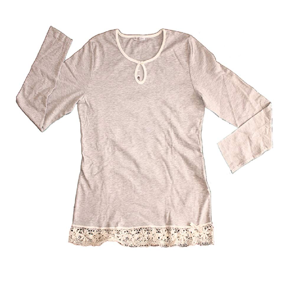 Infiore Pigiama Donna cotone caldo Tg. da 42a50 e 2 colori Colori PANNA/TORTORA Taglia 50