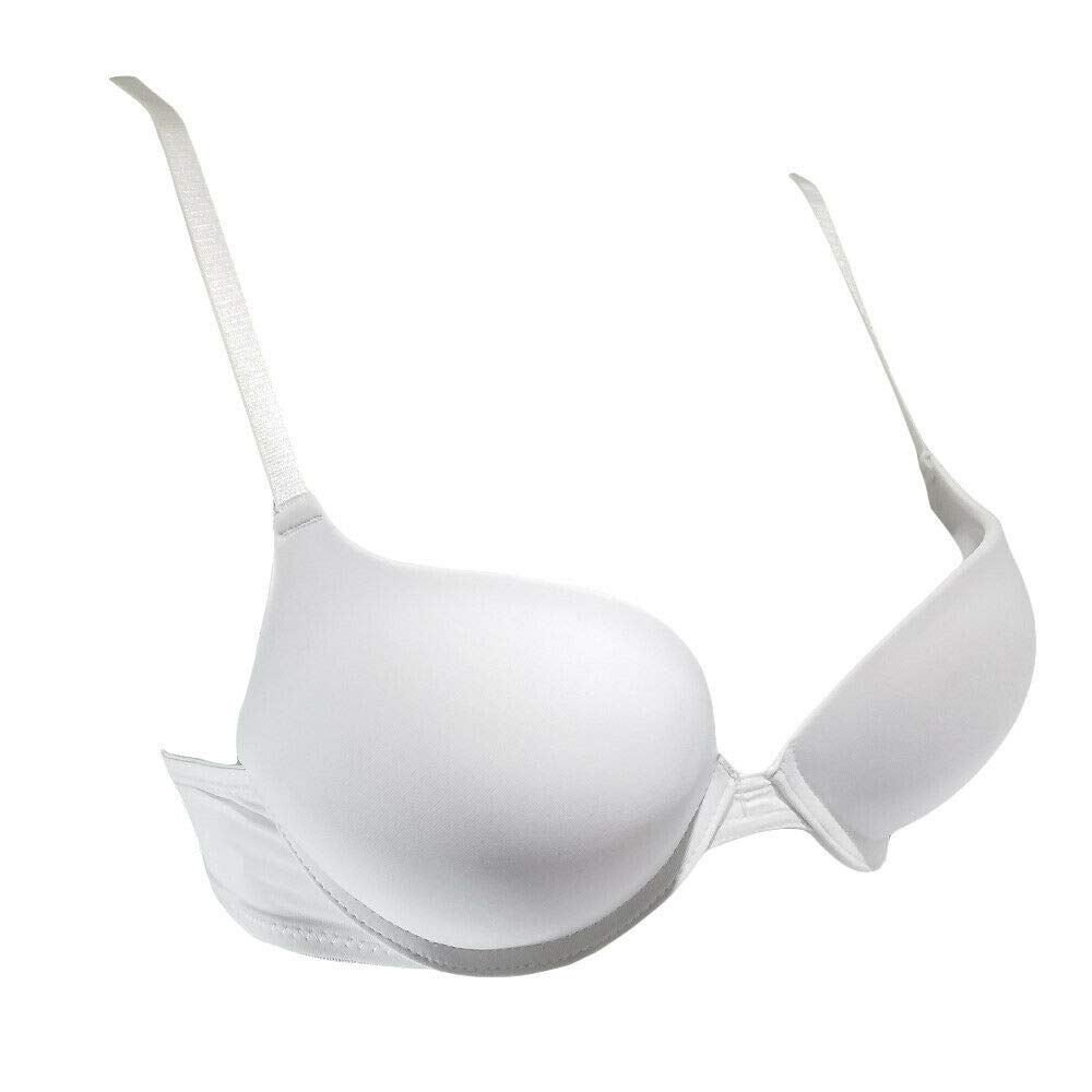 RebecaShop Reggiseno Love Modello Incredibile Super Push Up +2 Taglie Coppa B con Ferretto e Spallina Multifunzione, Doppia Copp