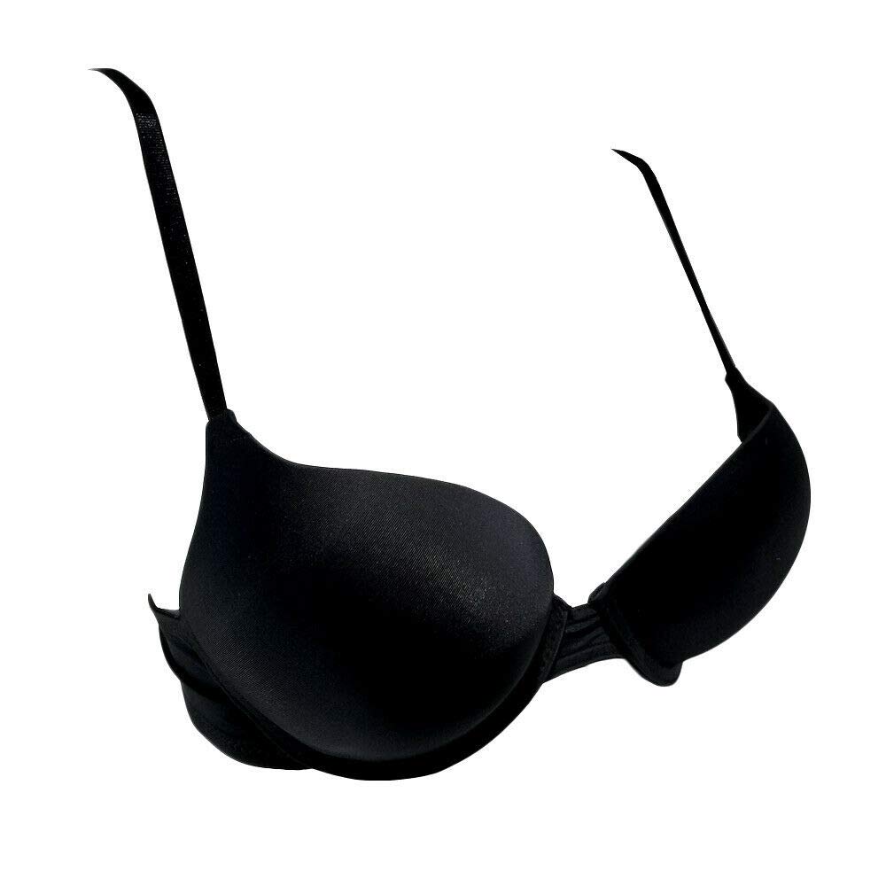 RebecaShop Reggiseno Love Modello Incredibile Super Push Up +2 Taglie Coppa B con Ferretto e Spallina Multifunzione, Doppia Copp