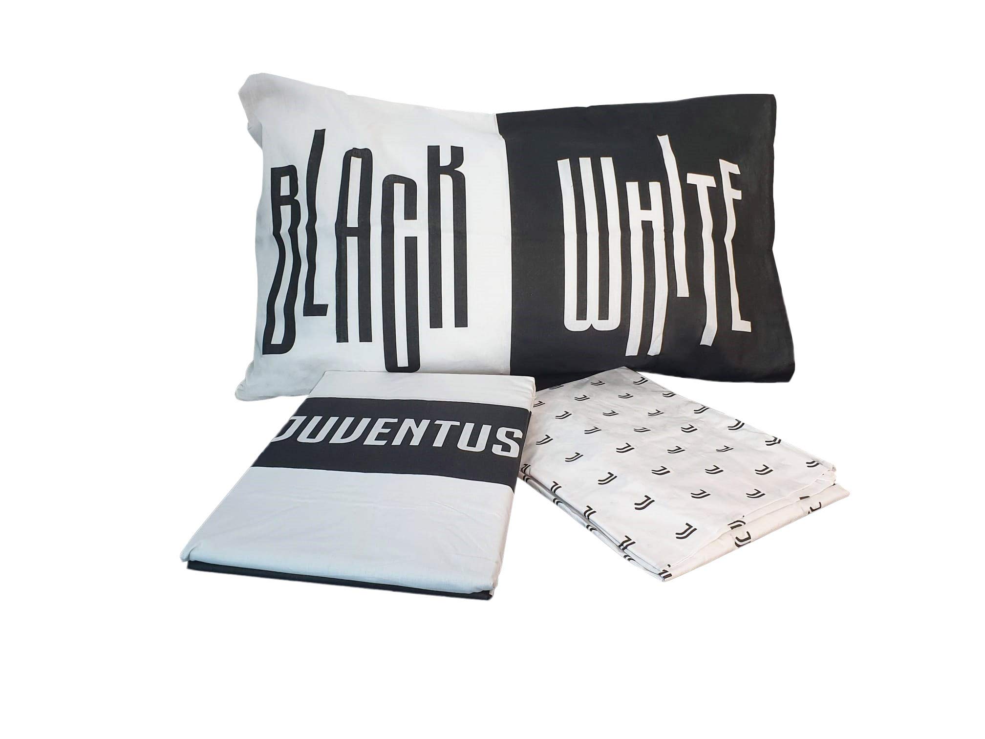 Juventus FC Completo Letto Una Piazza Juventus, Bianco