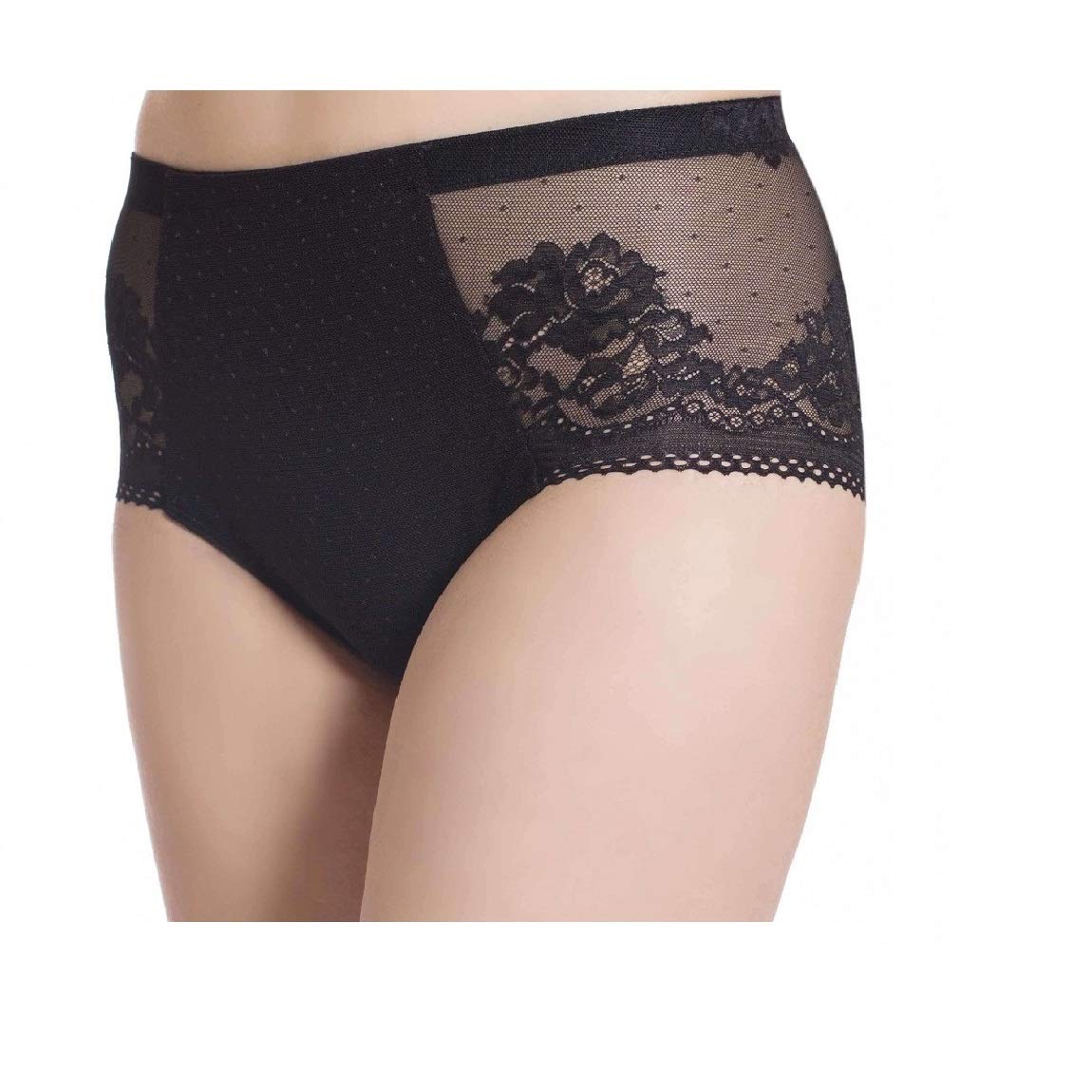 Lepel Culotte ENCHANT Modellante e Invisibile tulle e pois con ricami ALEPELENCHANT Colori Nudo Taglia 5