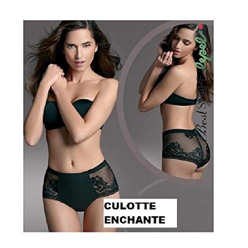 Lepel Culotte ENCHANT Modellante e Invisibile tulle e pois con ricami ALEPELENCHANT Colori Nudo Taglia 3