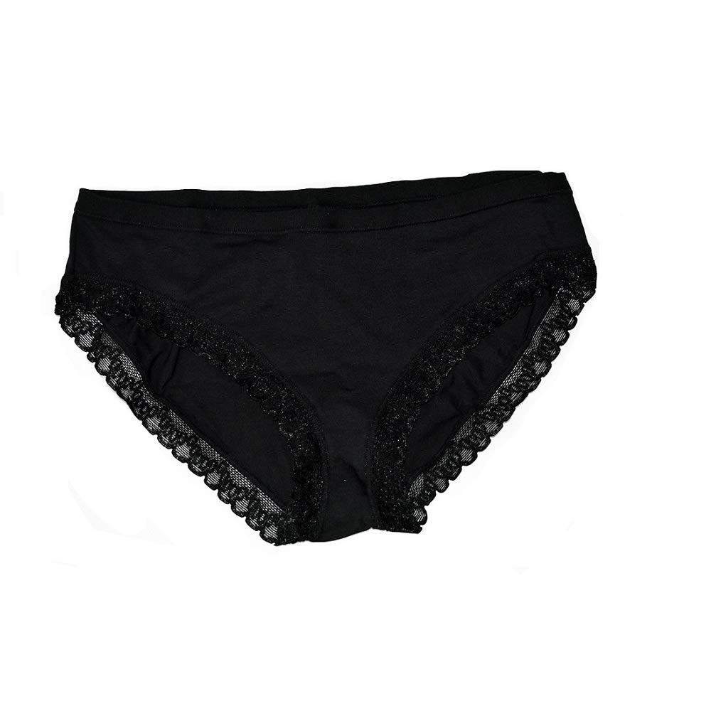 POMPEA Slip Easy Lace PIZZO Cotone Modal NO STRESS APOMPESLIPEASYLACE Colori Nero Taglia 4