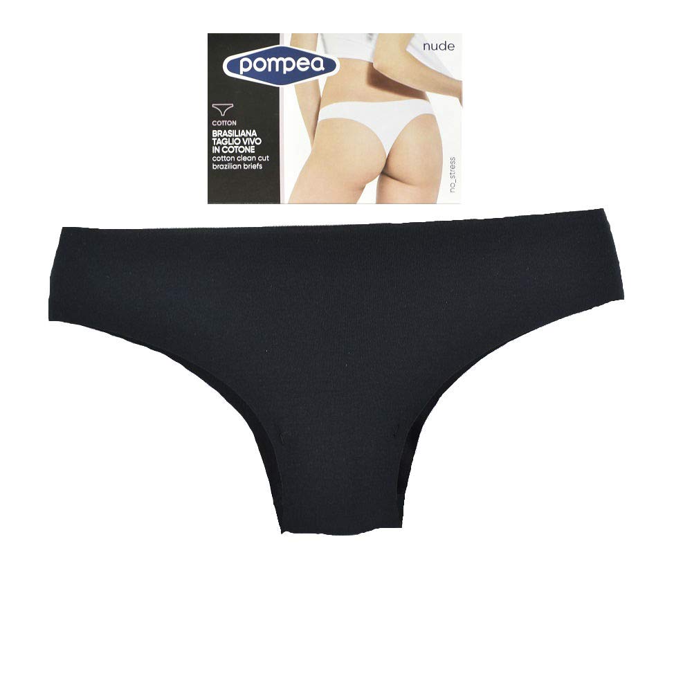 POMPEA Brasiliana Senza Cuciture Cotone Elastico NO STRESS APOMPEBRASILNUDE Colori Beige Taglia 3