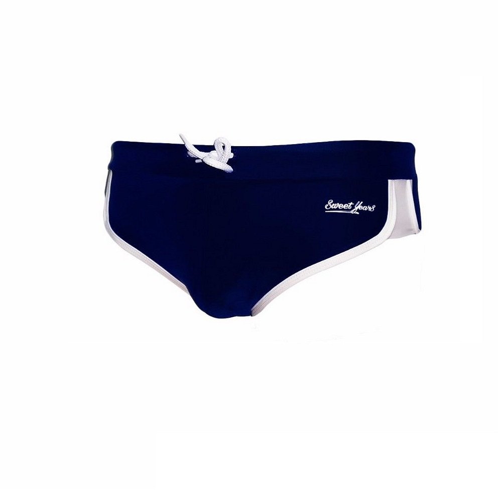 Sweet Years Costume Mare e Piscina Ragazzo Slip Microfibra Art. 3089 (10 Anni, Blu)