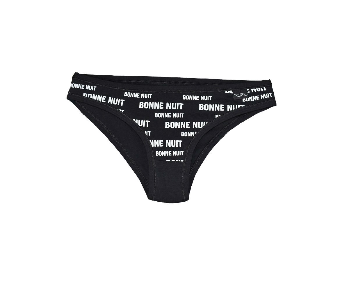 INTIMAMI Completino Donna Canotta e Slip Fantasia AINTIMAID210SLS Colori Nero Taglia L
