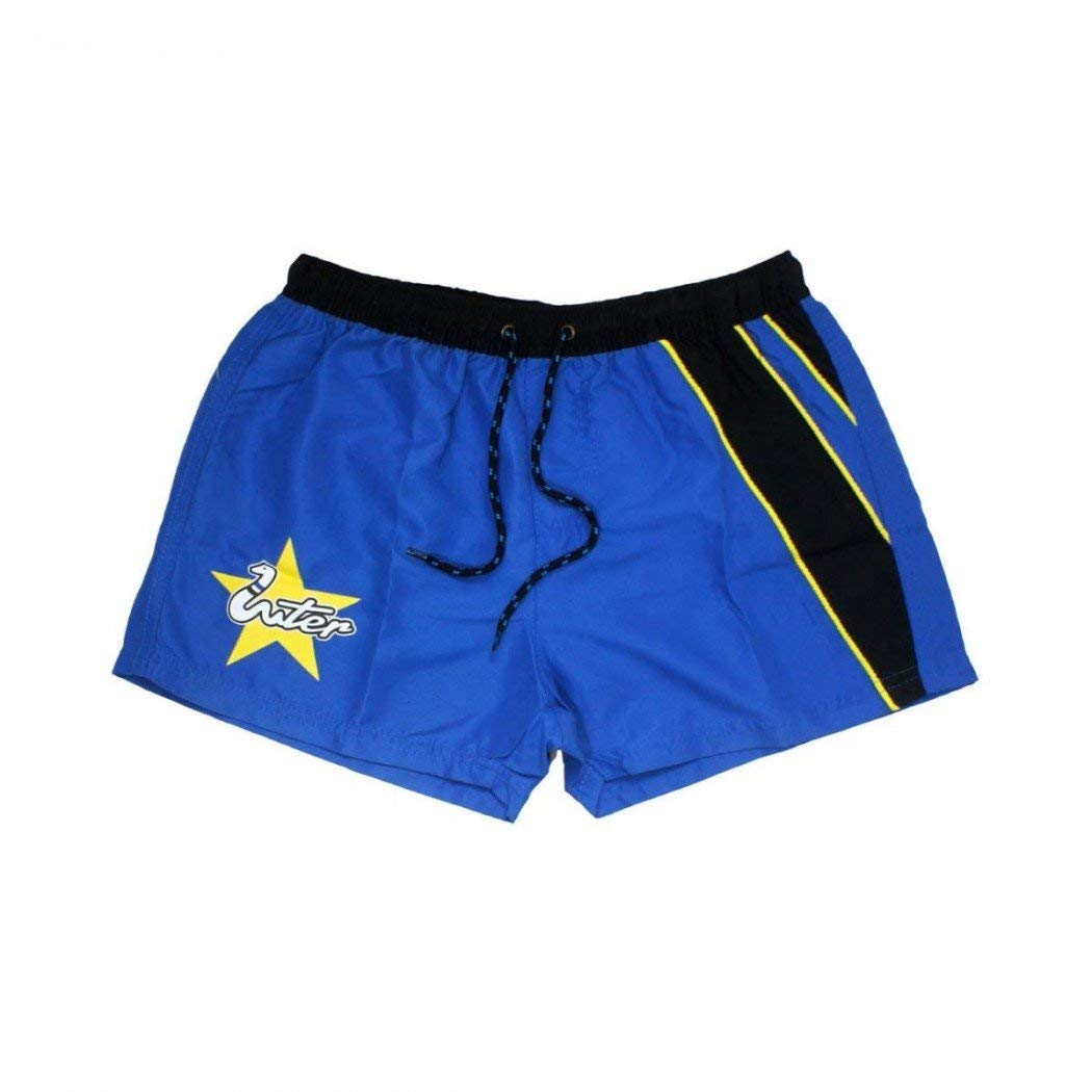 Costume Ragazzo Boxer Pantaloncino in Nylon Inter Prodotto Ufficiale Nuova Collezione Art. IN20005 (Royal, 16 Anni)