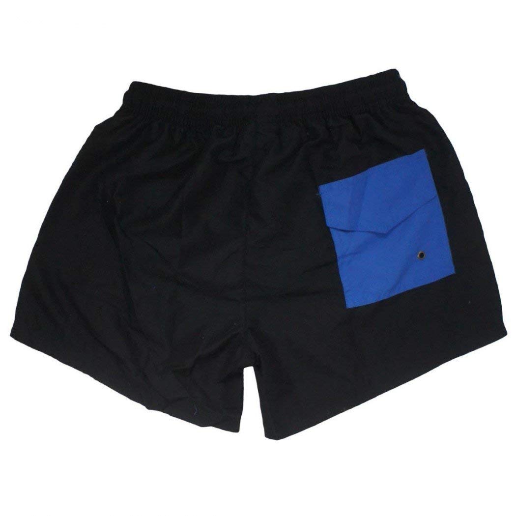 Costume Uomo Boxer Pantaloncino in Nylon Inter Prodotto Ufficiale Nuova Collezione Art. in19005 (Nero, XL)