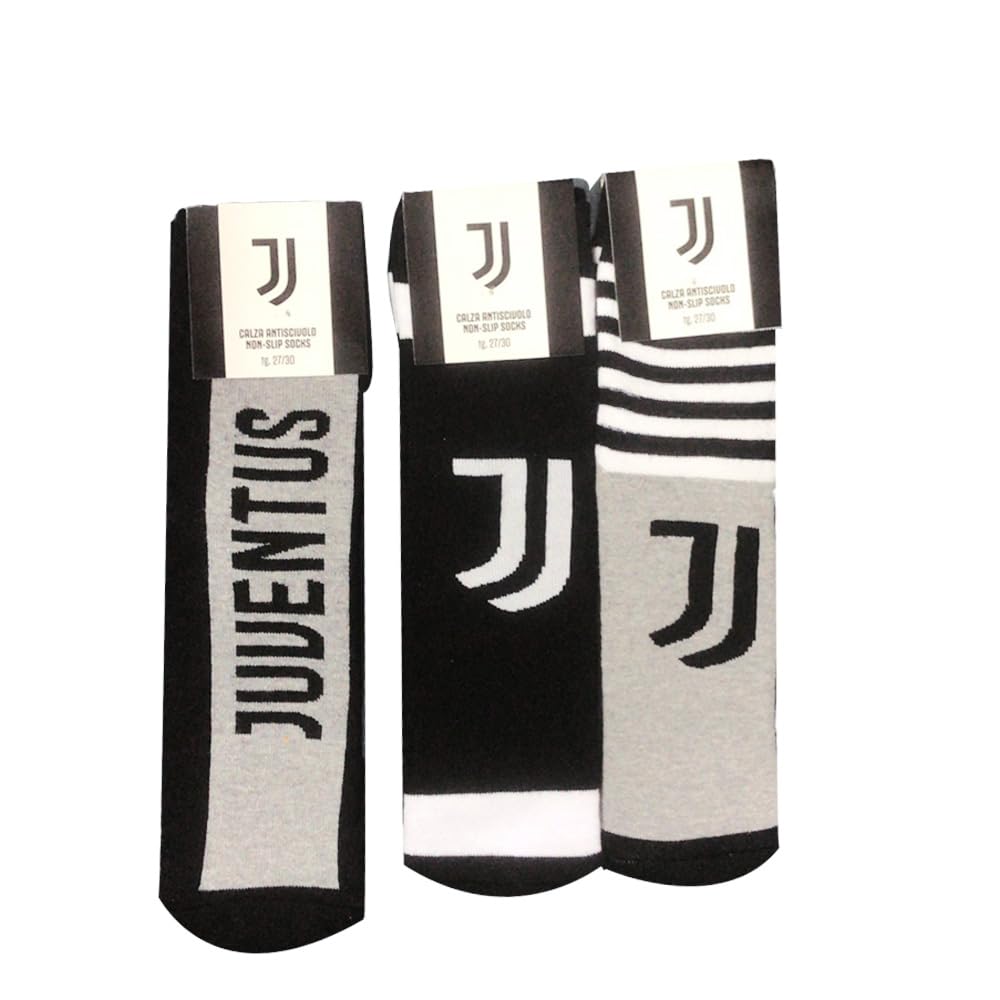 Juventus prodotto ufficiale tris Calzino antiscivolo Bimbo 3 paia (31/34)