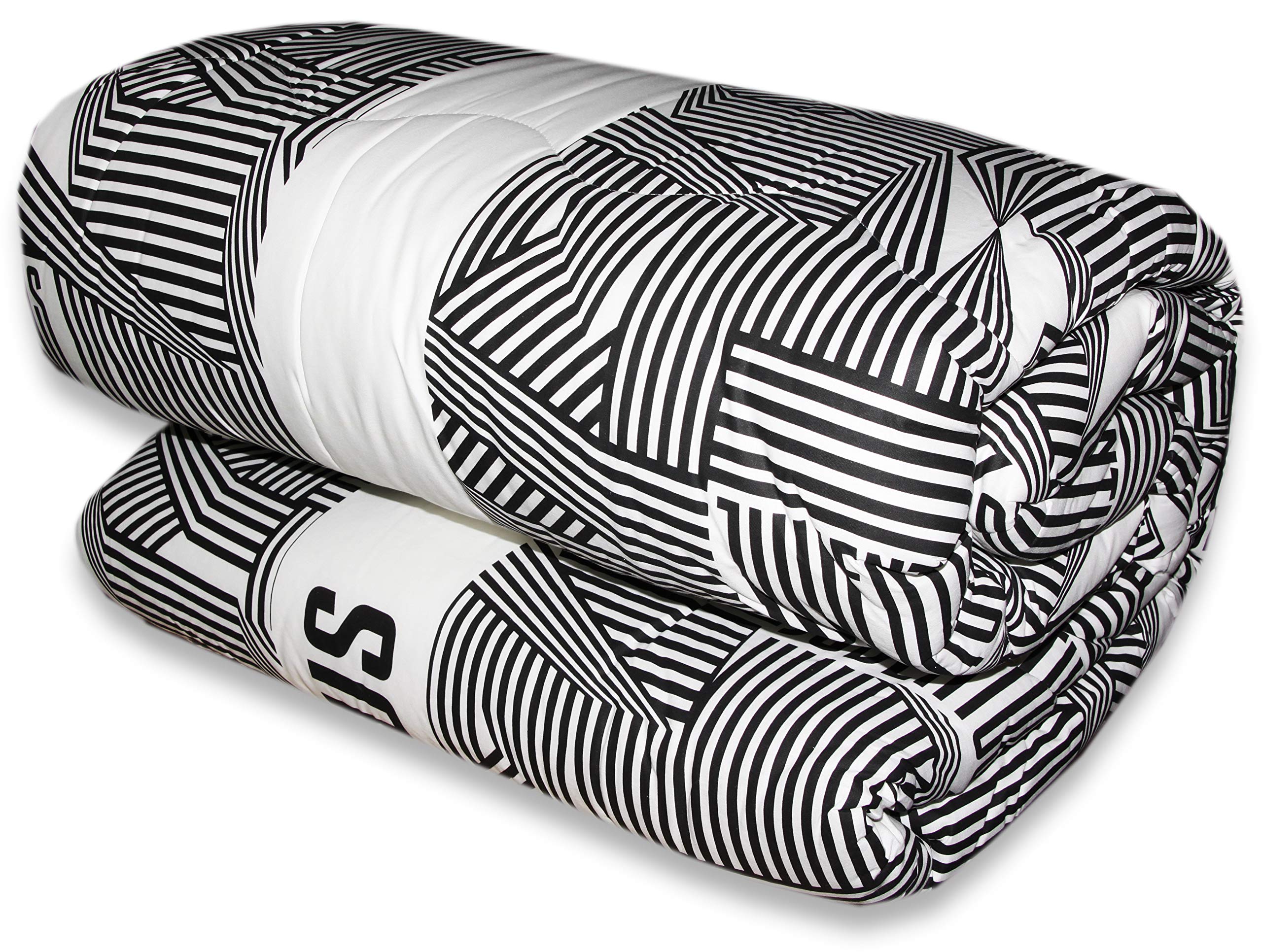 juventus Piumone Trapunta Cotone Letto Due piazze Matrimoniale FC Originale Ufficiale CM 260 x 270, Multicolore
