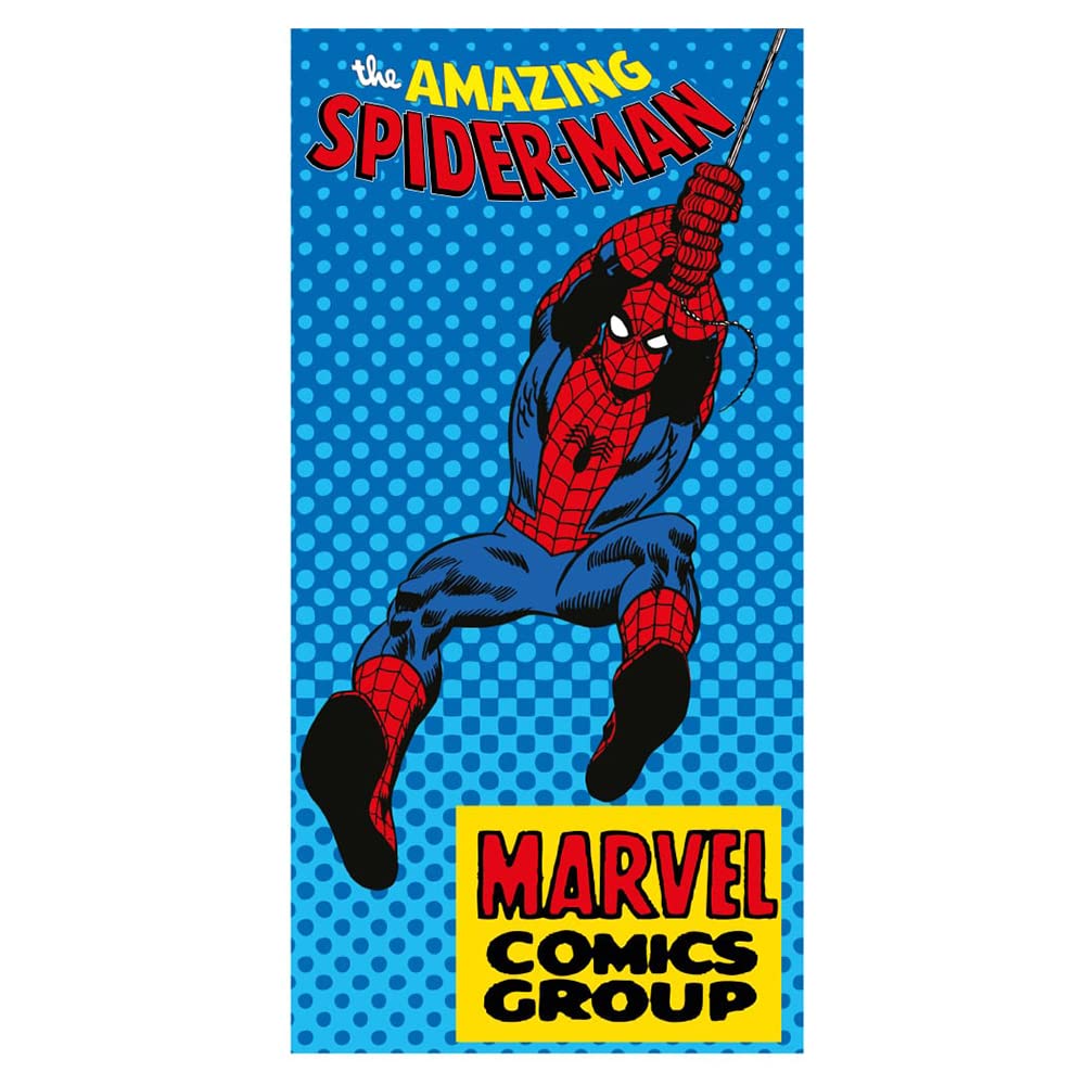 ORIGINAL INTIMO Disney Home Telo mare MARVEL SPIDERMAN IN 100% cotone 70x140 cm