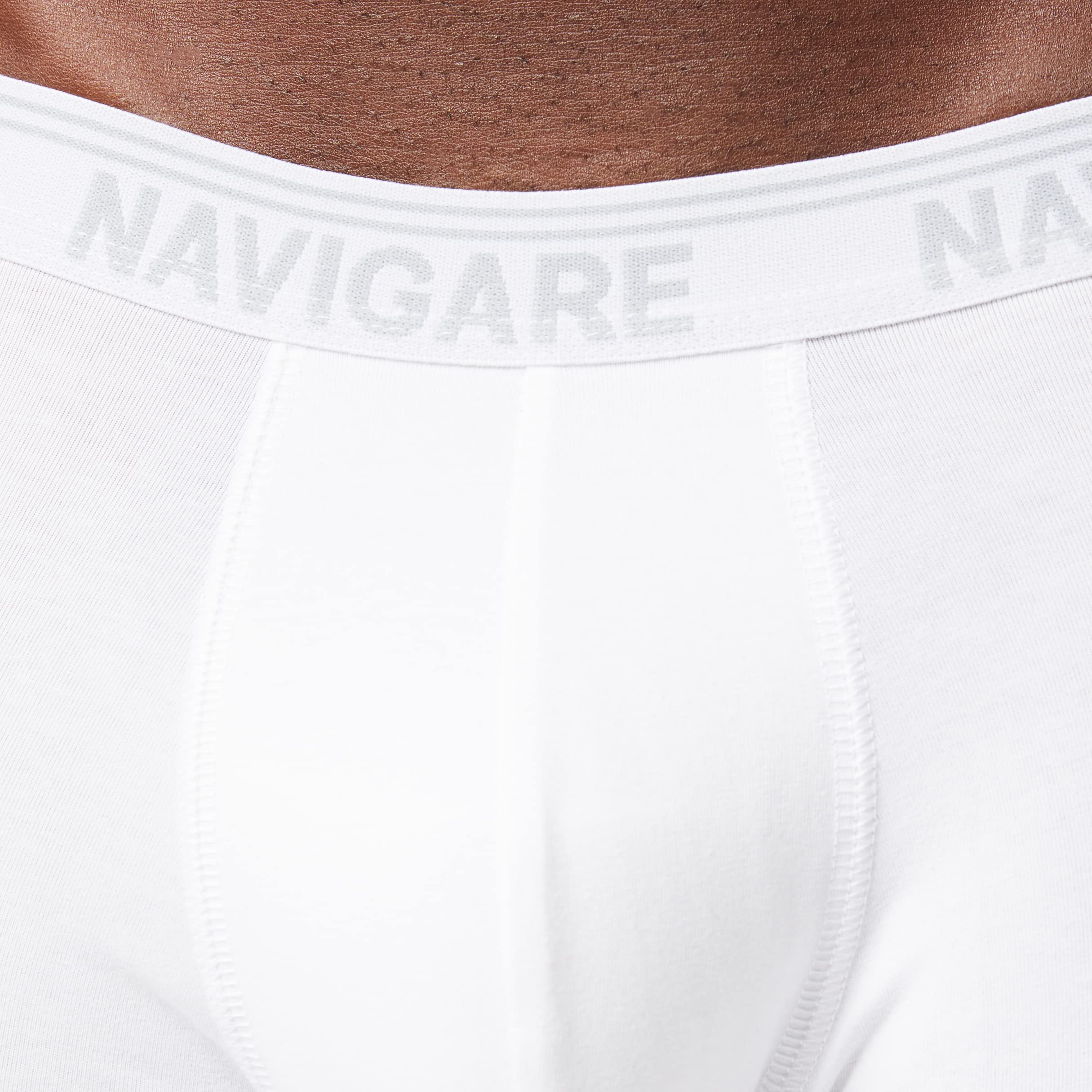 Navigare 573/E Boxer, Bianco, Medium (Taglia produttore:4), Pacco da 6, Uomo