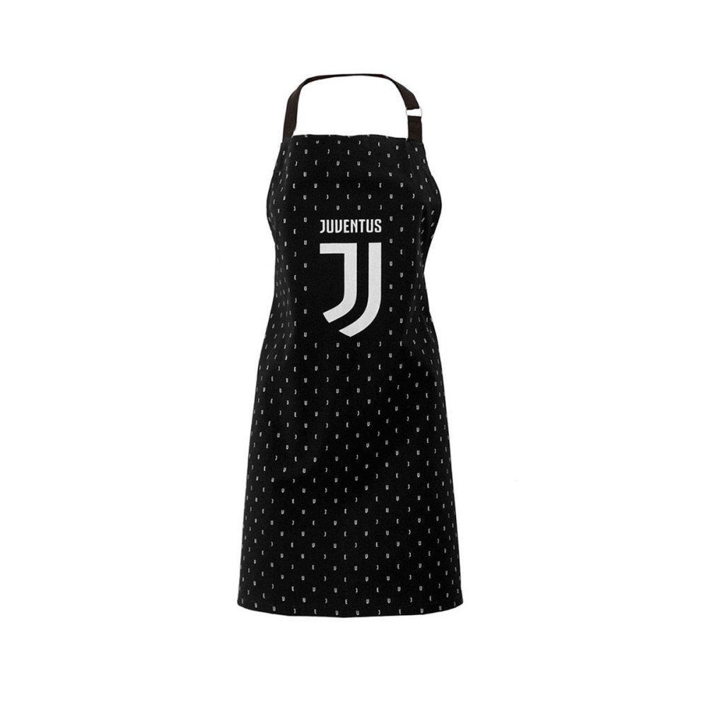 JUVENTUS 52101002131 Grembiule, Cotone, Nero, 25x23x0.5 cm