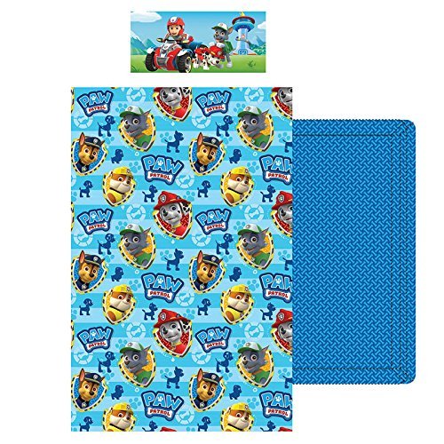 Nickelodeon - Set lenzuola, motivo Paw Patrol, per letto da 90 cm
