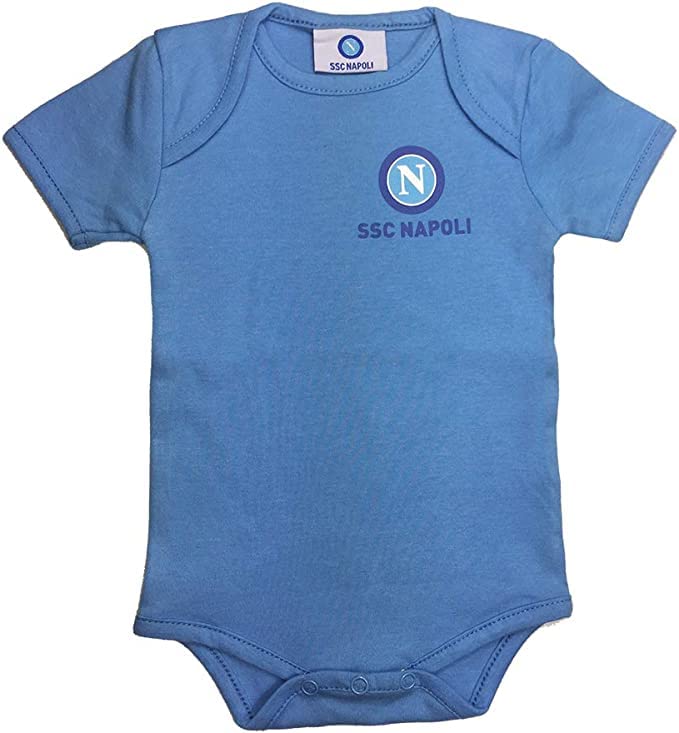 2 BODY NEONATO SSC NAPOLI (*12 MESI, CELESTE*)