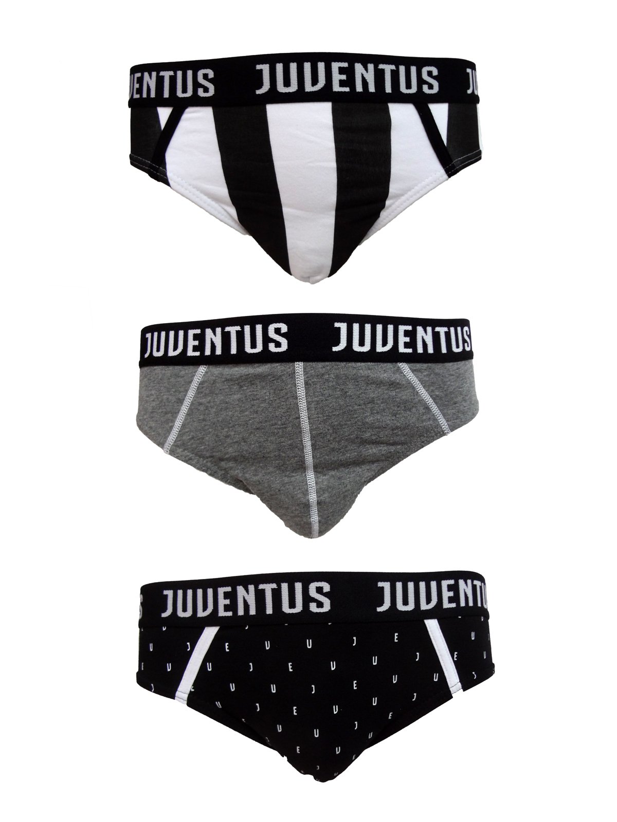 Juventus 6 Slip Uomo Cotone Elasticizzato Prodotto Ufficiale Juve Art. JU11051 Assortito (M)