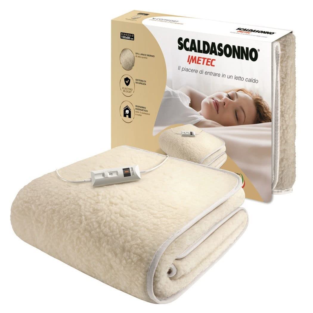 Imetec 16799 - Coperta elettrica 1 persona 150x80 cm