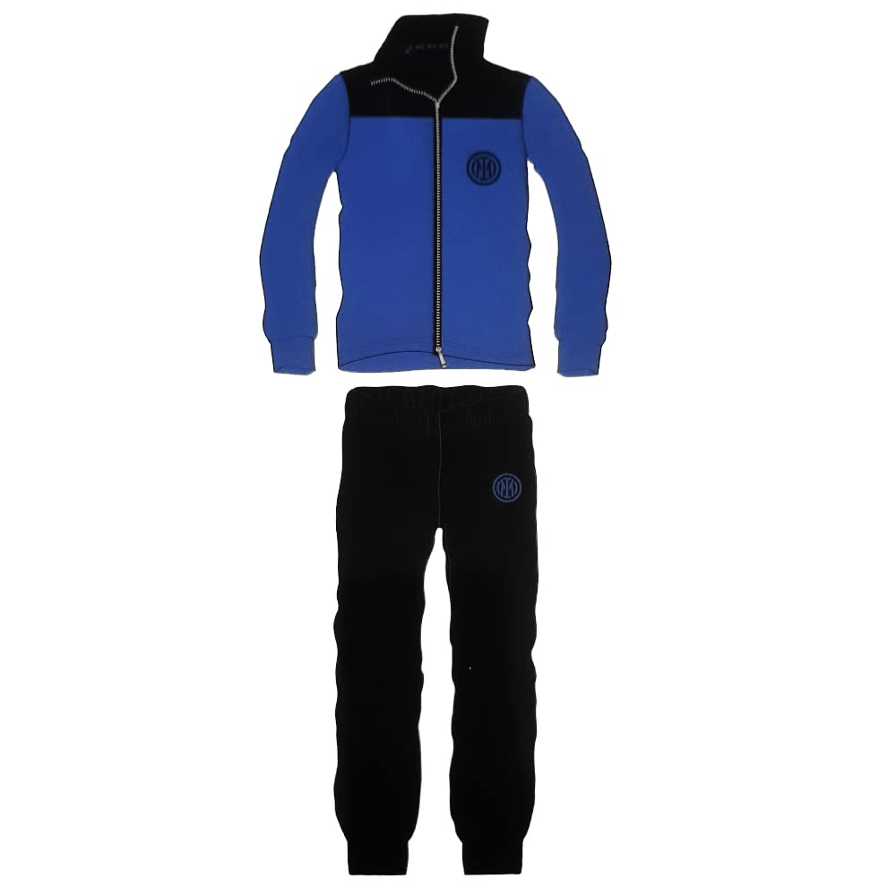 Inter Pigiama in Caldo Pile Ragazzi Prodotto Ufficiale Art.15134 (Nero) (14 Anni)