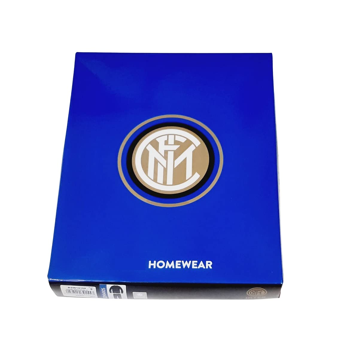 SICEM INTERNATIONAL SRL Inter F.C. Tuta Pigiama Aperto con Zip Felpa Uomo B2IN14098 (S, Nero)