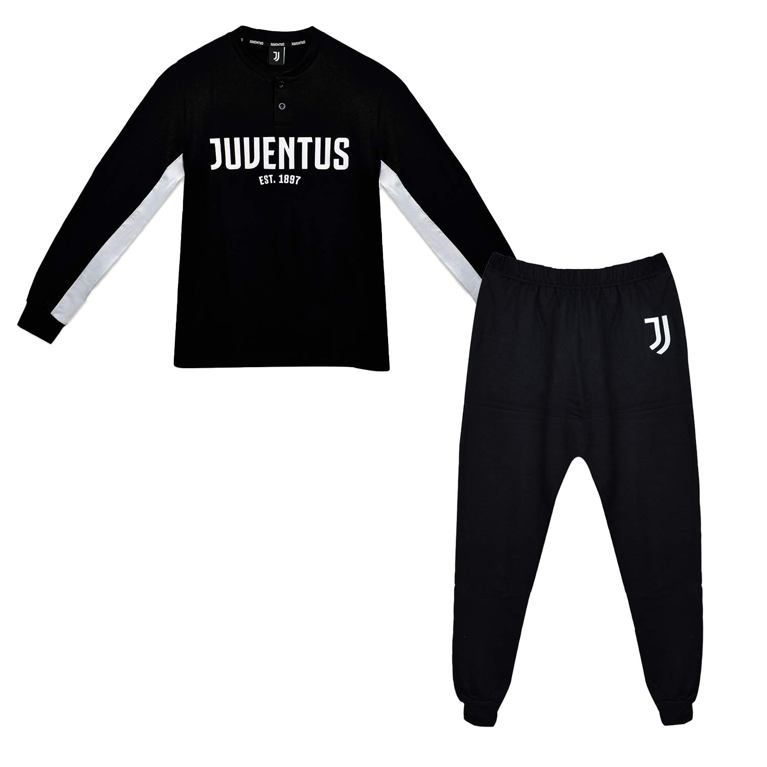 SICEM INTERNATIONAL SRL Juventus FC Ufficiale Pigiama Ragazzo Modello Serafino (as6, Age, 12_Years, 14_Years, Regular, Standard,