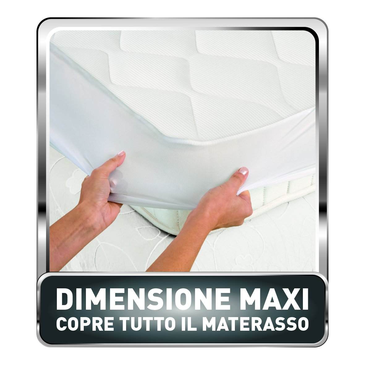 Imetec Sensitive Maxi Scaldasonno Singolo, si Adatta ai Cambi di Temperatura, Tessuto Anallergico, Electro Block, 6 Temperature,