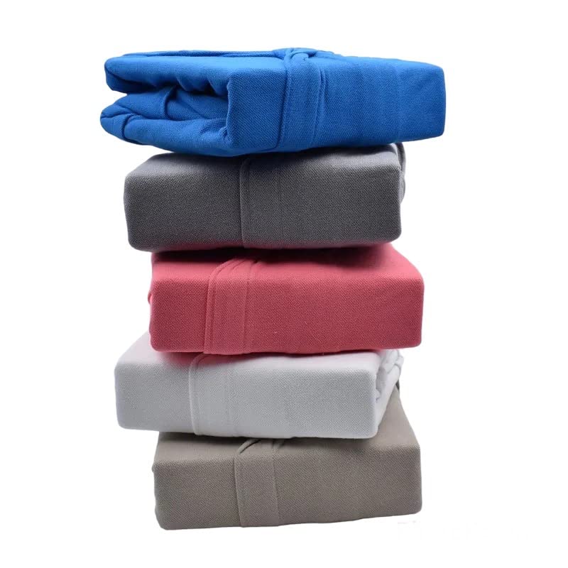 Novia Pompea accappatoio Uomo Donna con cappuccio Microspugna (jersey) (XL/XXL, Azzurro)