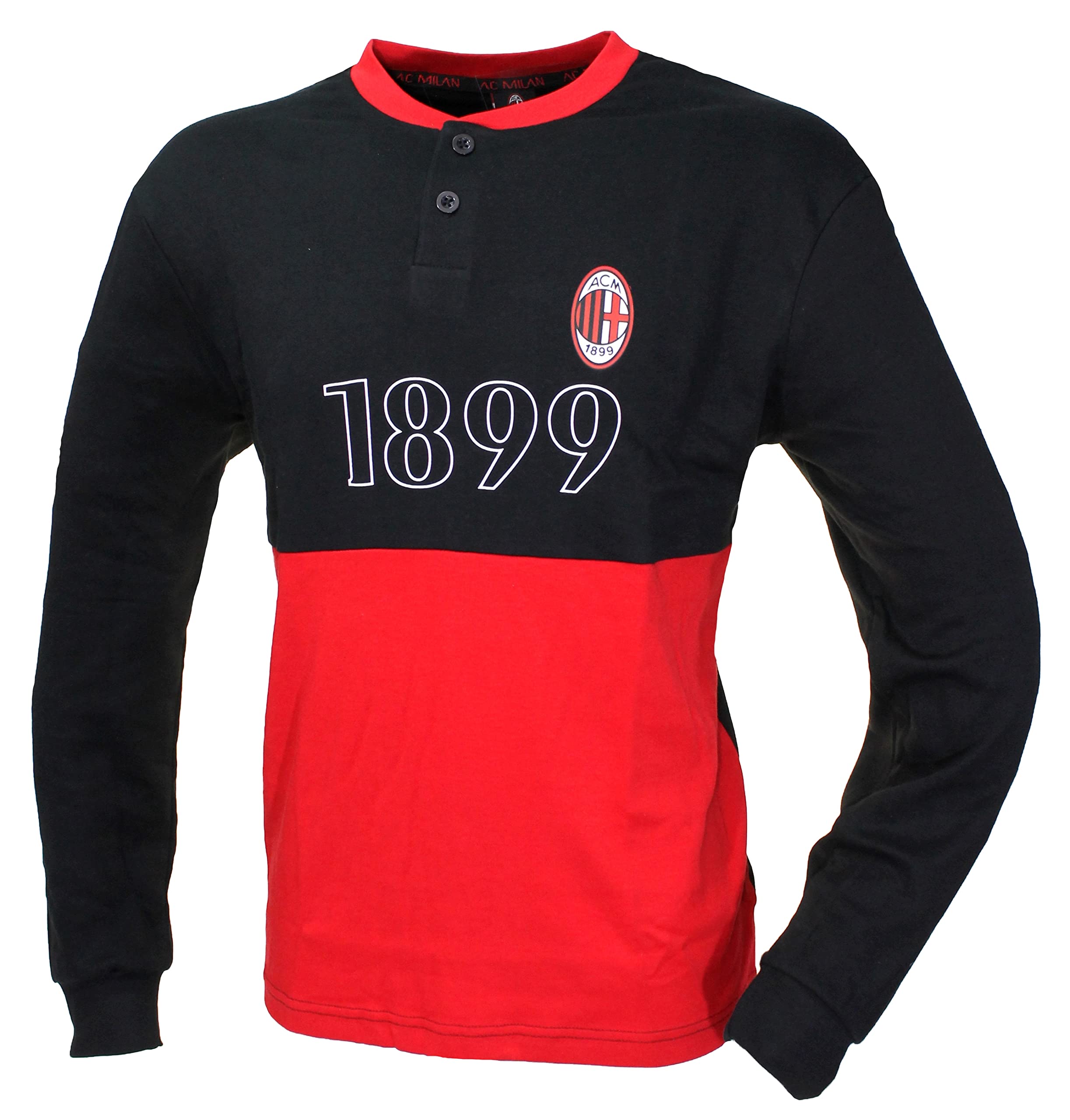 Sicem international srl Milan Pigiama Ragazzo Invernale Associazione Calcio Milan Nero 15130