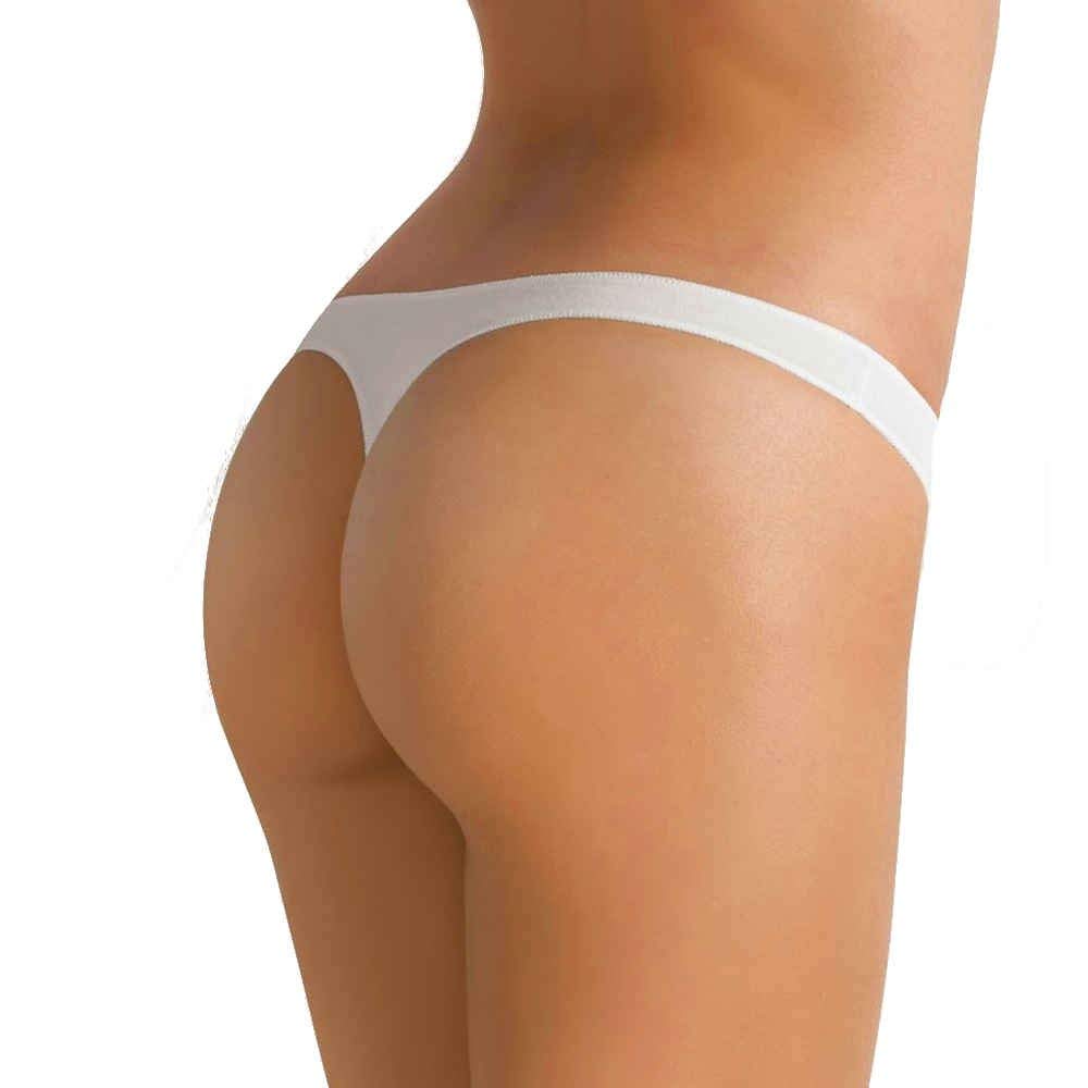Cotonella Art.3487K3, 3 Slip Donna Modello Mini in Cotone Elasticizzato, Intimo Donna, Colori Bianco/Nero.