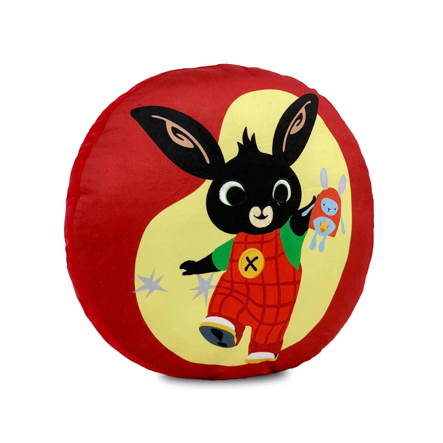 Bing Bunny Cuscino Sagomato Bing, Rosso, 1 unità (Confezione da 1)