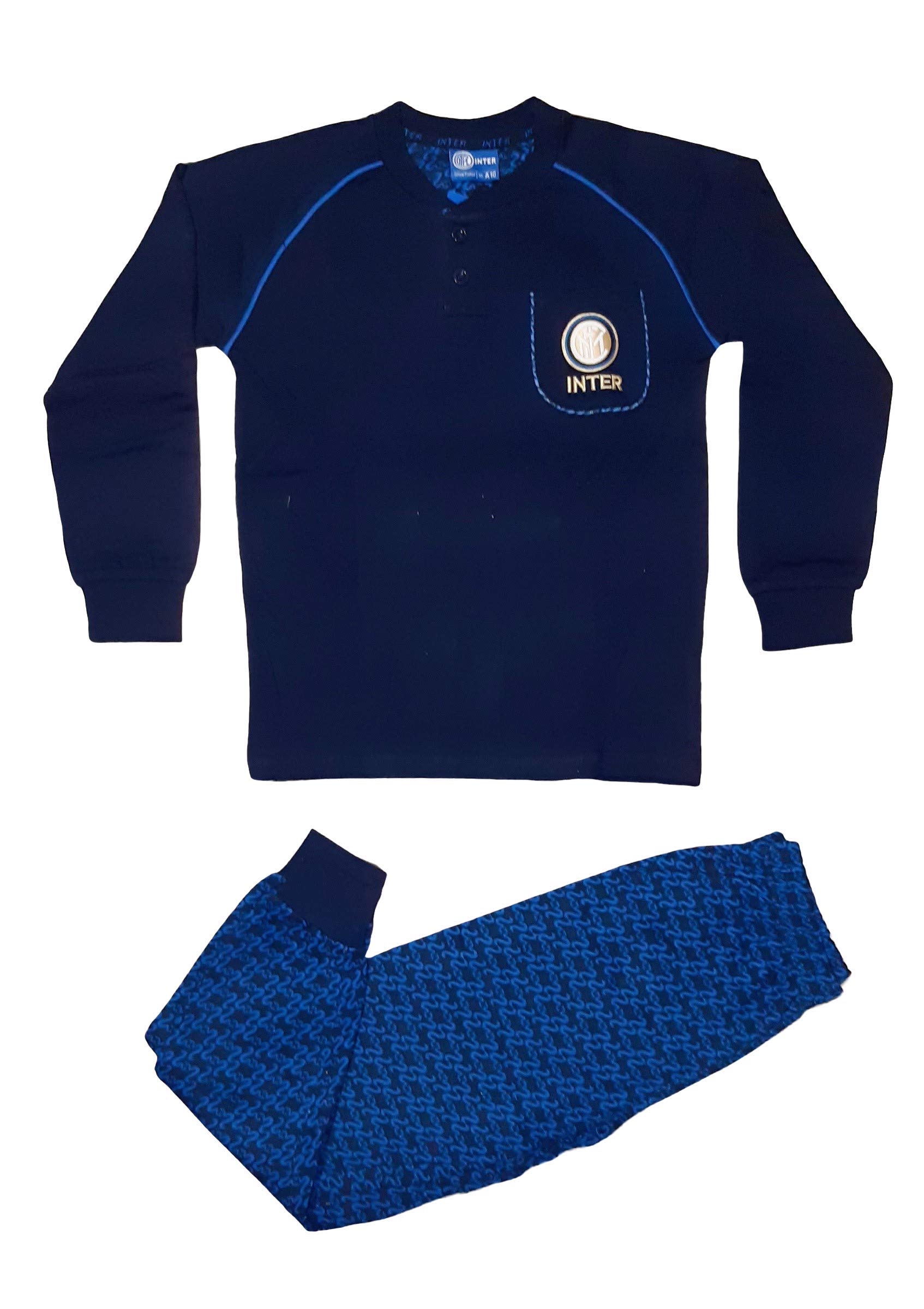 Pigiama Inter Caldo Cotone 12 Anni