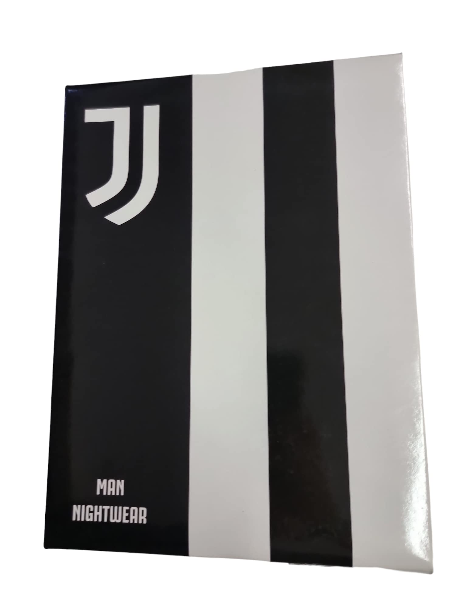 Juventus Pigiama Uomo Homewear Football Prodotto Ufficiale Interlock 100% Cotone Caldo Pigiama Serafino Manica e Pantalone Lungo