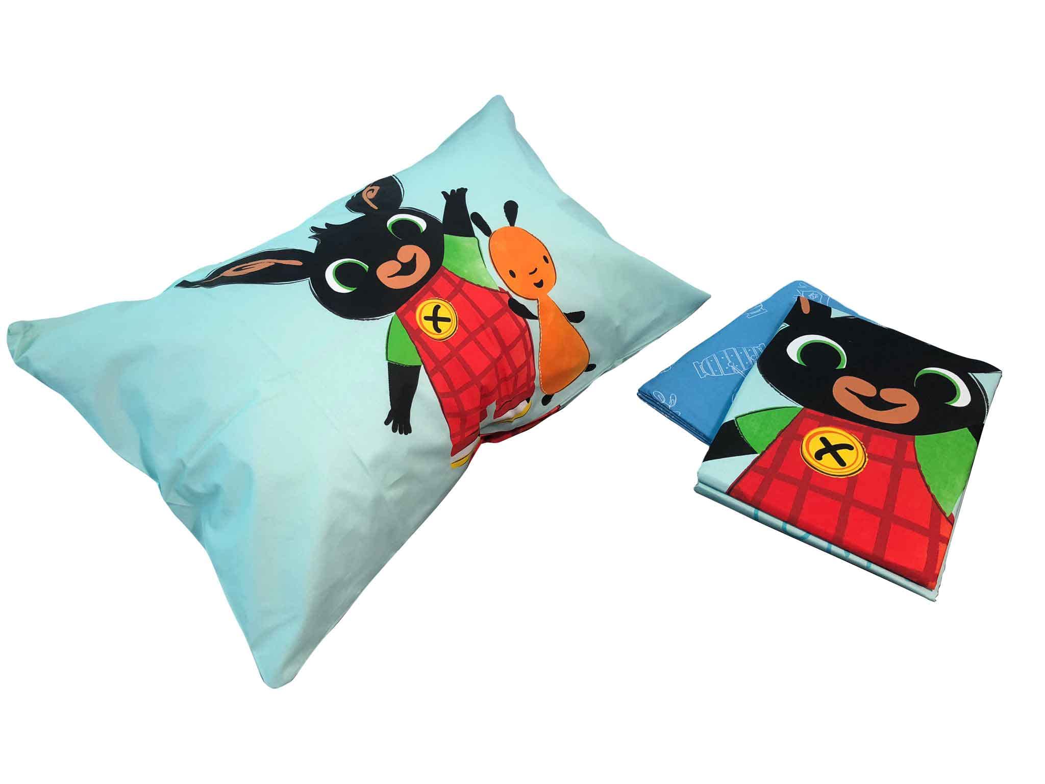 hermet 6337 673 BI01, BING BUNNY/Completo Lenzuolo Singolo / 100% Cotone / 1 Piazza/Prodotto Ufficiale