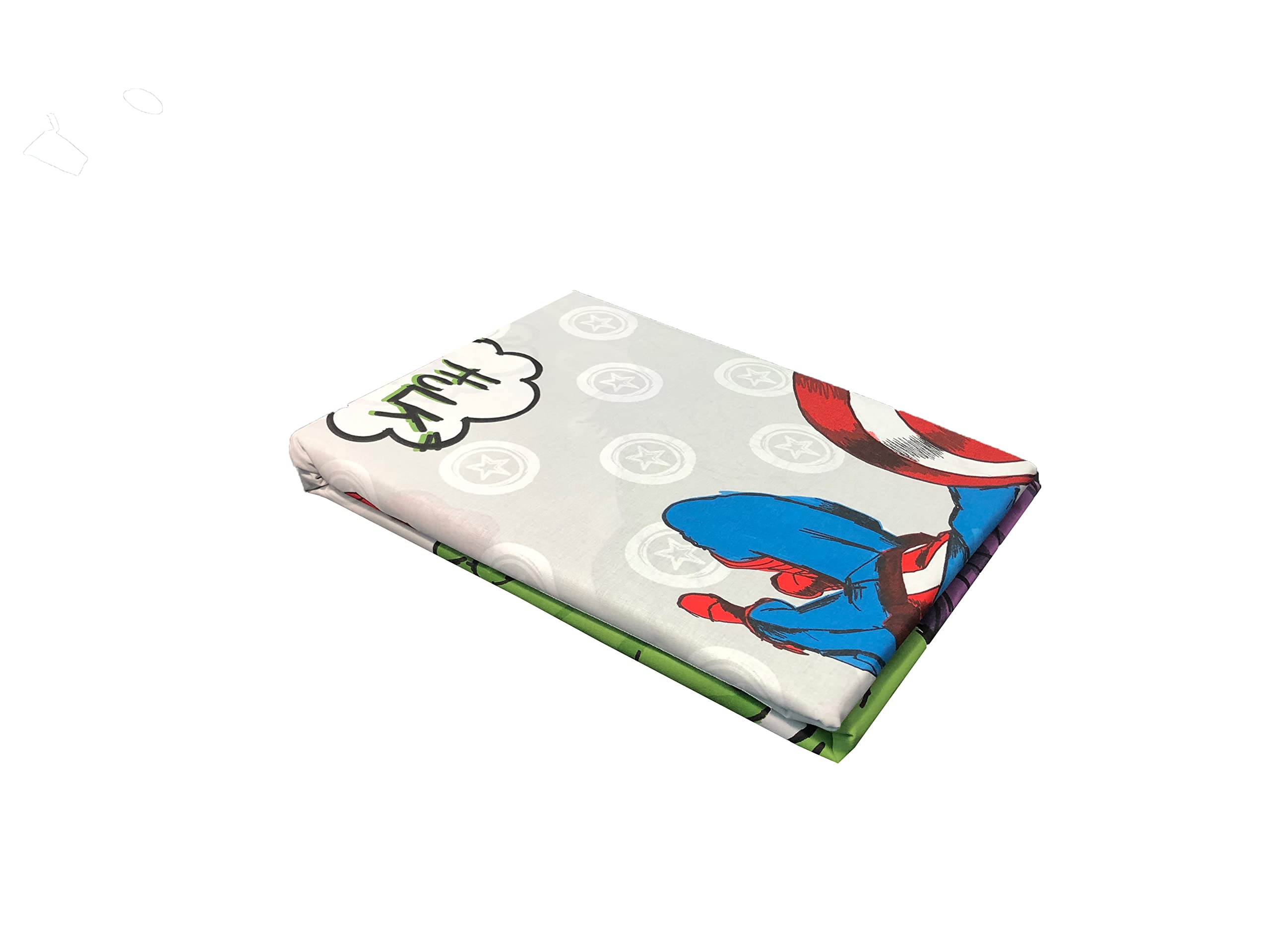 hermet Avengers/Completo Lenzuolo Singolo / 1 Piazza / 100% Cotone/Marvel/Disney/Prodotto Ufficiale
