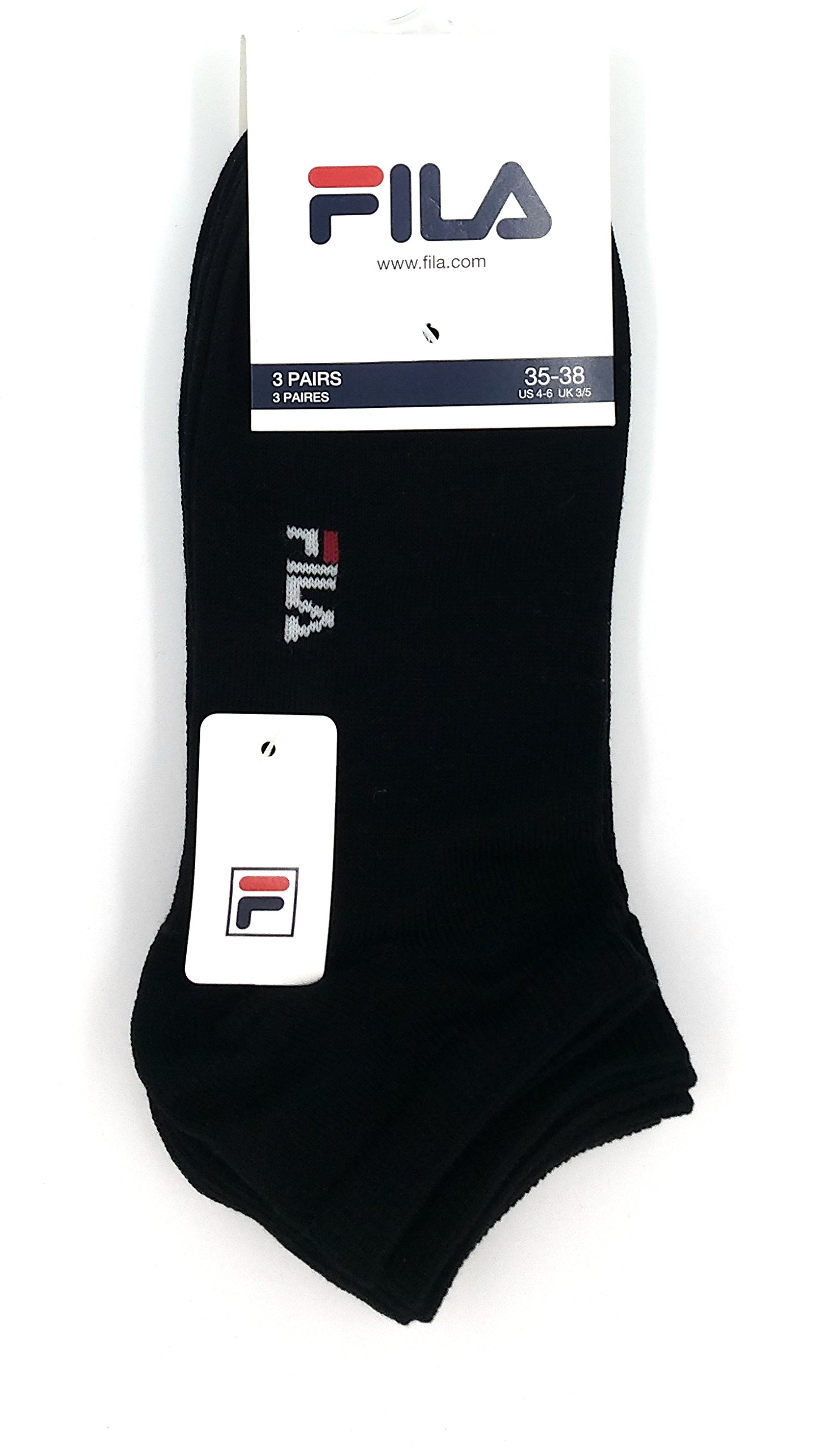 Fila F1709, Calze Unisex, Black, 35/38