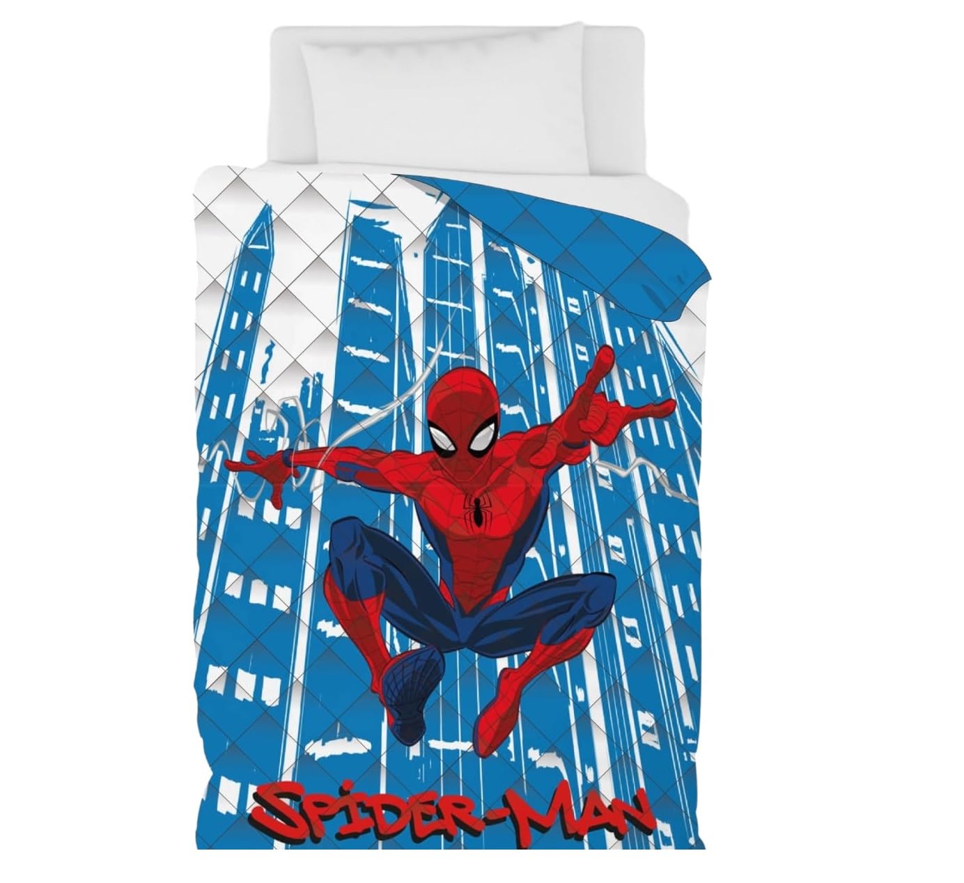 il dolce stile della tua casa trapunta piumone invernale bambino stampa SPIDERMAN oppure AVENGERS 170x260 (SPIDERMAN)