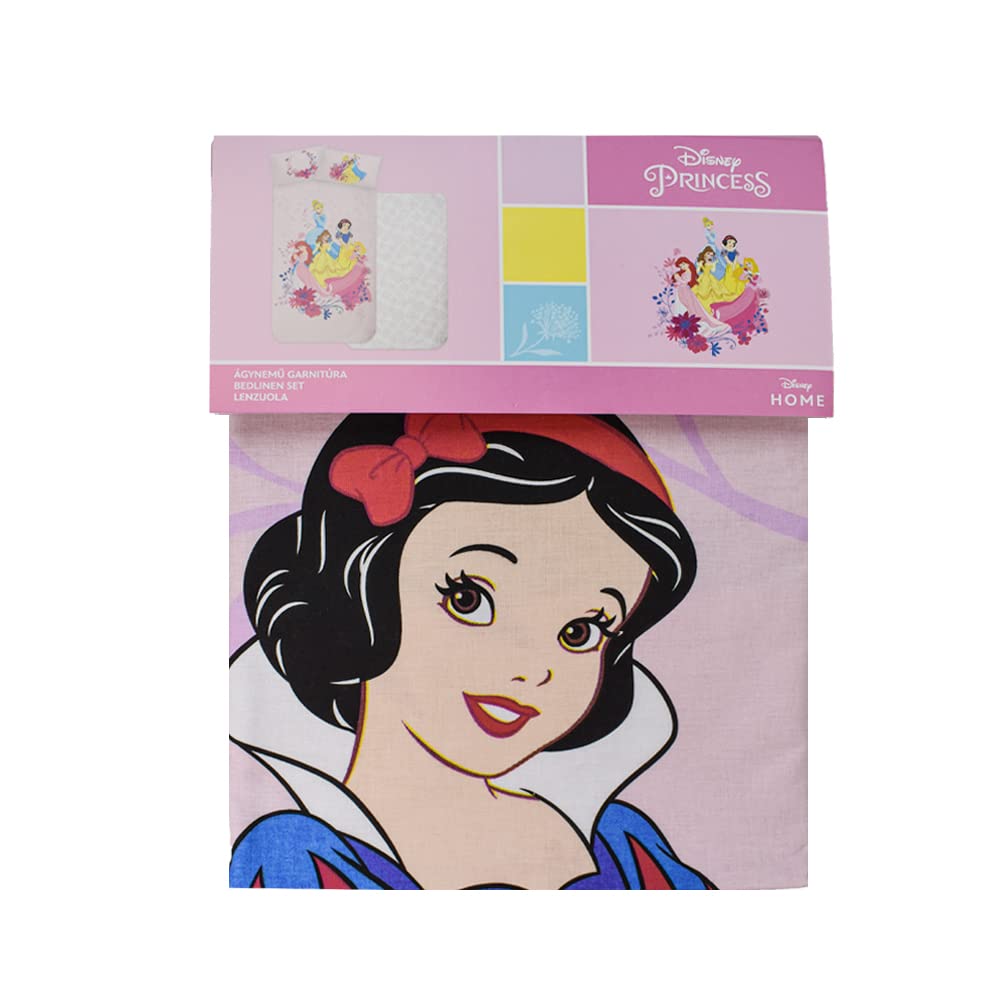 Set completo letto singolo Disney Home personaggi Origina Intimo (Singolo, Principesse)