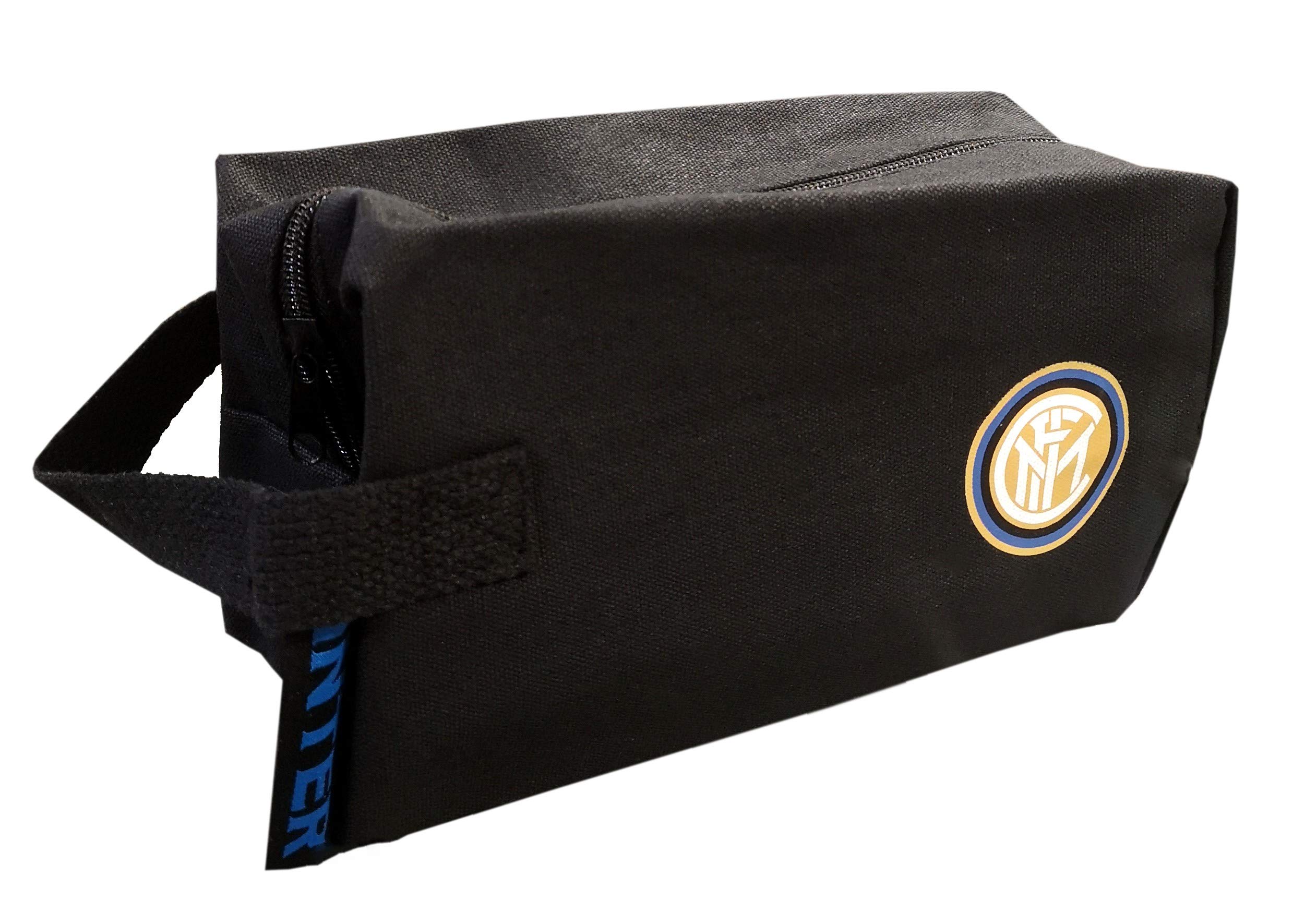 FC Inter Set Beauty + Telo Sport Microfibra - Colore - Nero-Azzurro, Misure - Uni