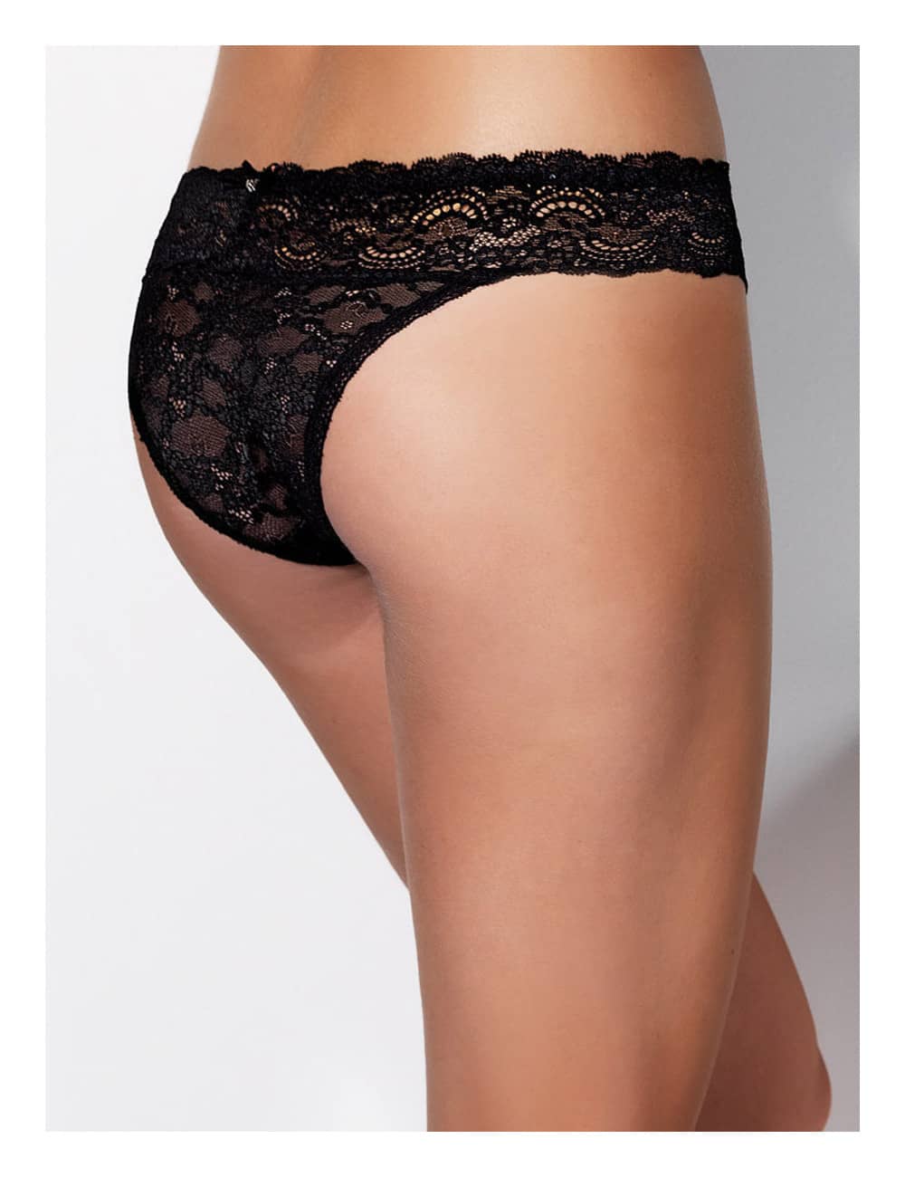 Slip realizzato in raffinata balza di pizzo stretch SIELEI art. 1775