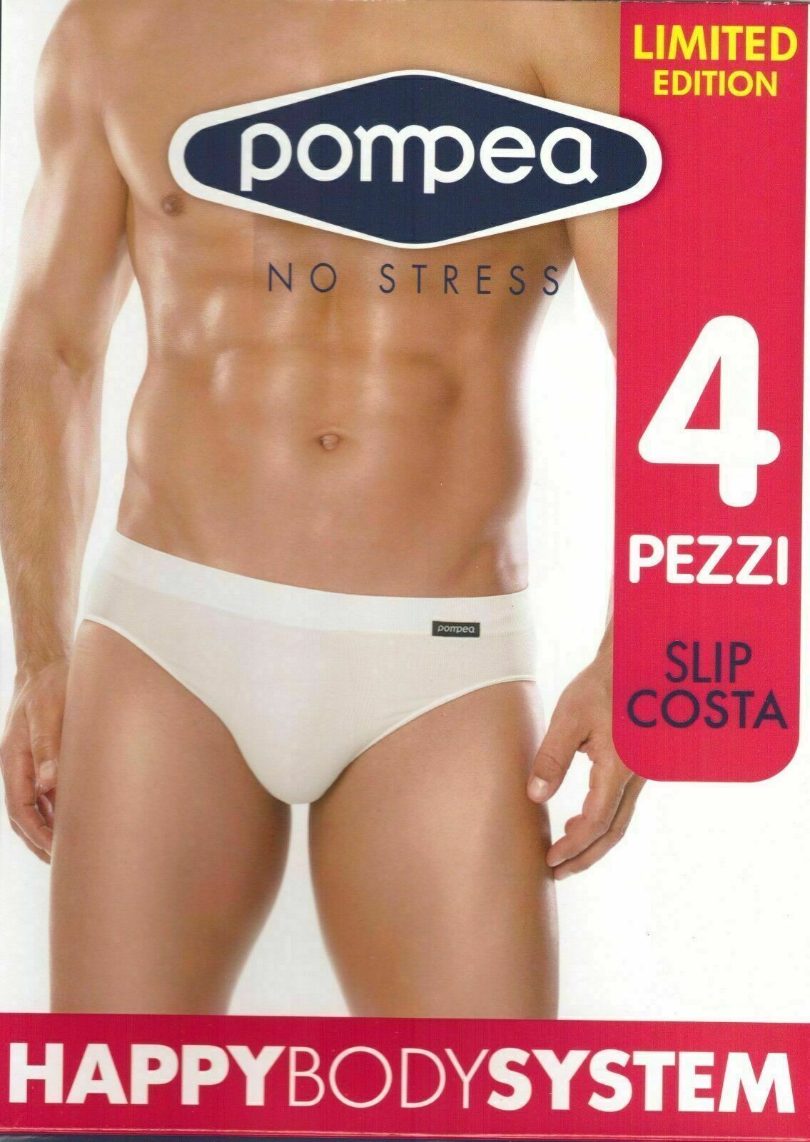 Boxer Costa Pompea  in microfibra senza cuciture 4 pezzi colore BLU