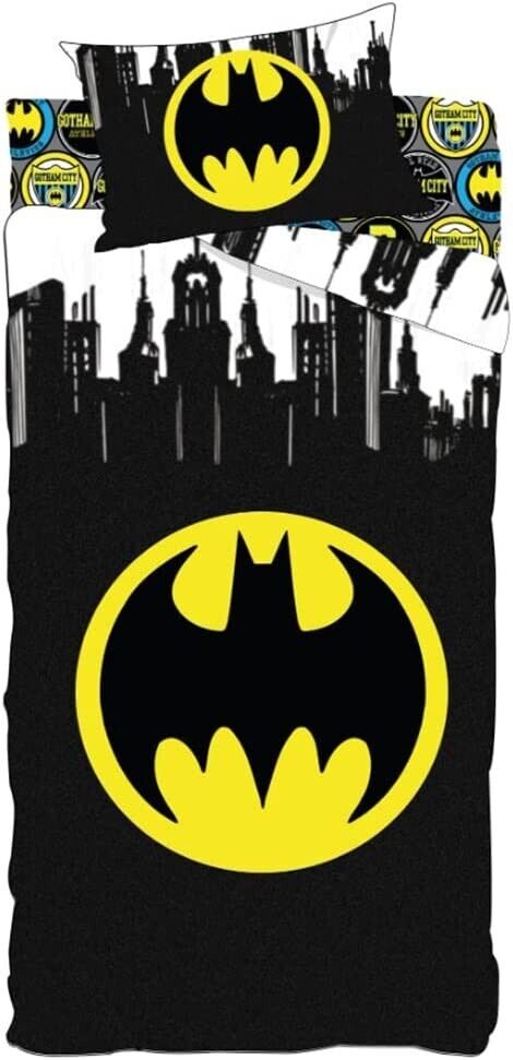 Batman DC comics Completo letto singolo 100% COTONE