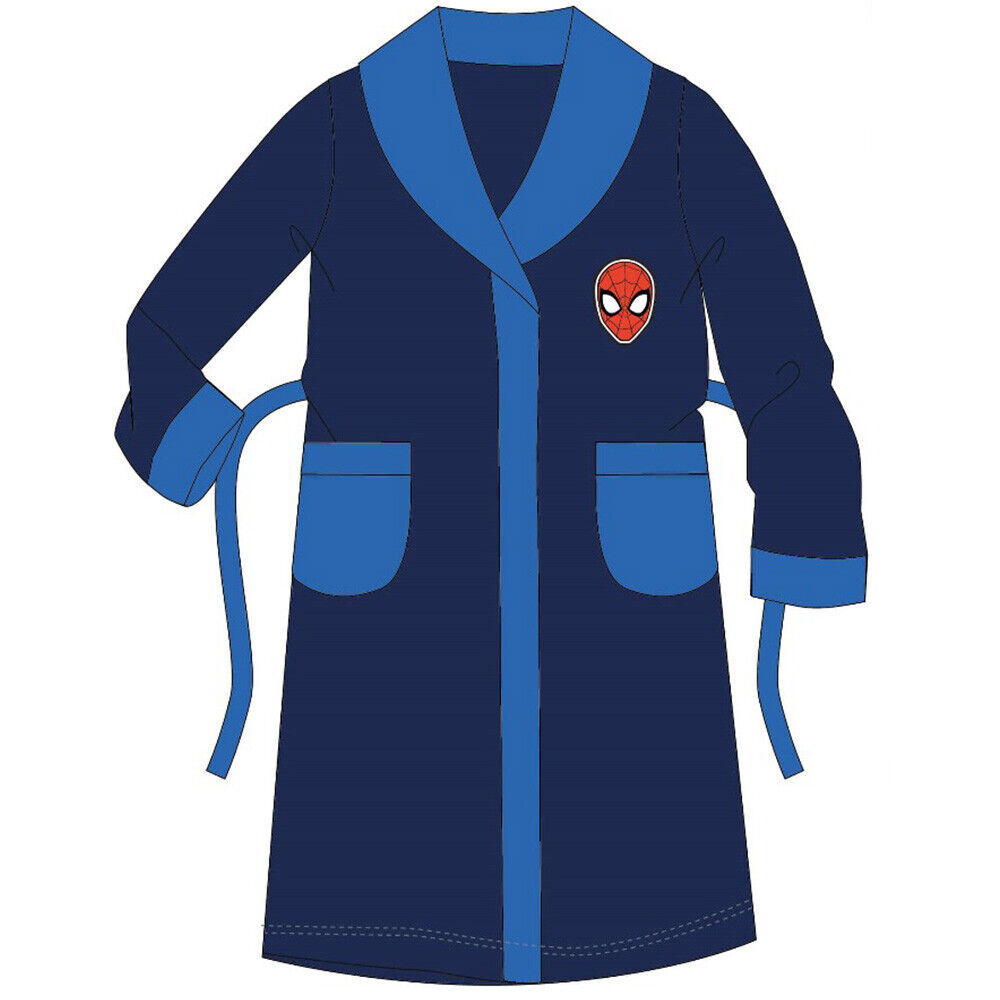 Marvel Spiderman vestaglia bimbo uomo ragno in caldo pile coral