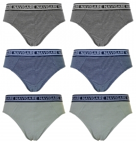 Navigare 6 Pezzi Slip Uomo 365 in Cotone Biologico Eco soste