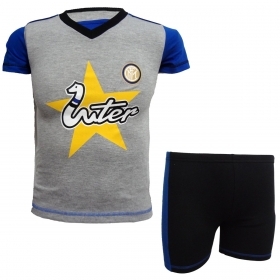 Inter Pigiama Bambino Corto Mezza Manica FC Prodotto Ufficia