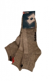Lotto TRIS calzini corti Unisex Cotone elastico 4 Colori Tag