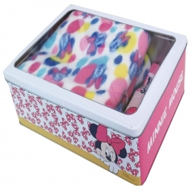 Ellepi Set Regalo Minnie Scatola Coperta e Calzini